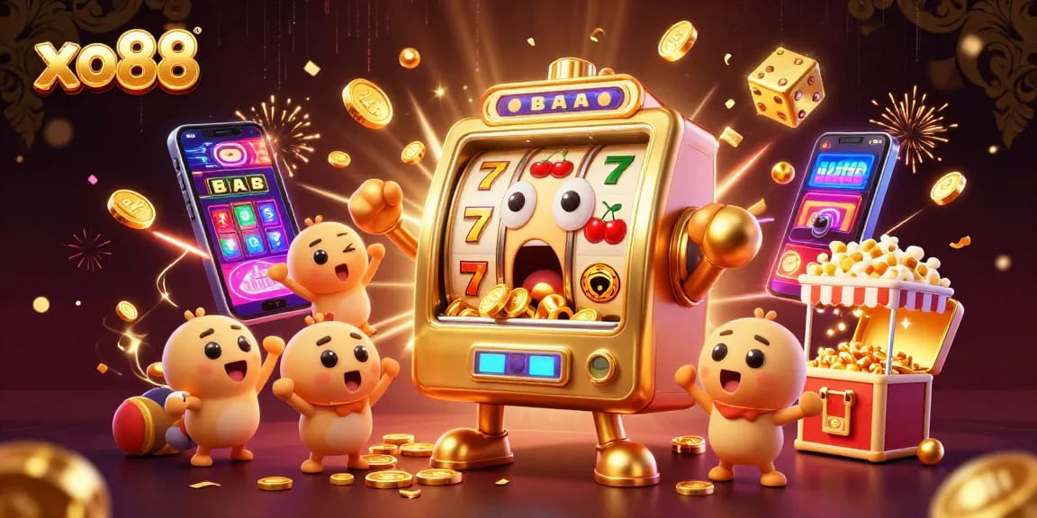 Celebrate jackpots at xo88 with cheerful slot machines and dazzling game elements bursting with excitement.