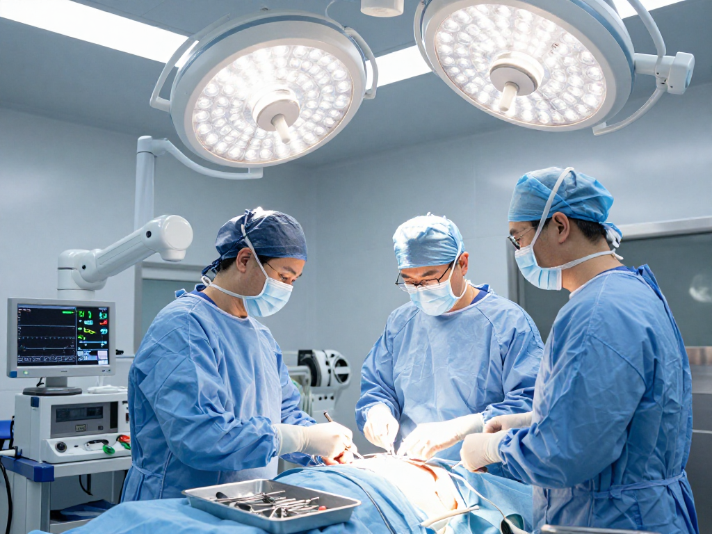 Thoracic Surgery Abu Dhabi in action, featuring a surgical team performing advanced procedures in a modern operating room.