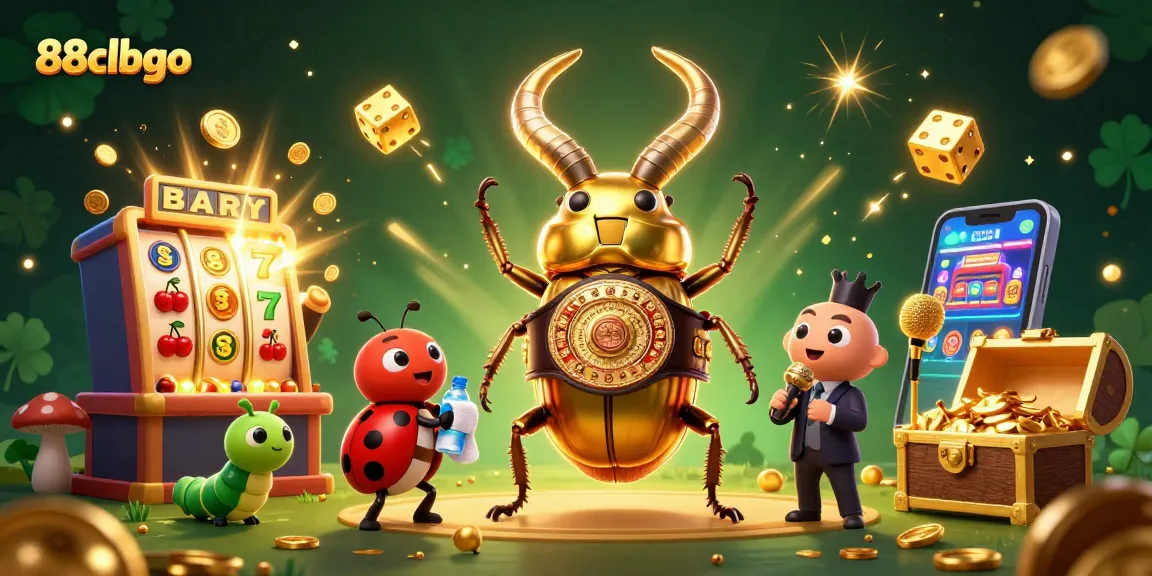 Experience thrilling wins with 88clbgo’s vibrant 3D casino action scene featuring dynamic gaming elements.