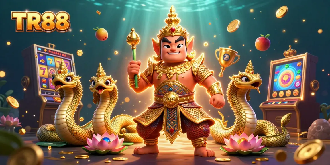 Spin to win at TR88 with vibrant slot reels and captivating characters for an exciting casino experience!
