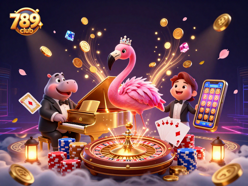 Experience the vibrant casino atmosphere at 789club, filled with dazzling games and lively performers.