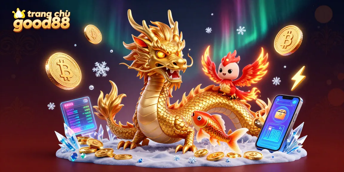Experience the excitement of trang chủ good88 with a golden dragon and phoenix delivering wins!