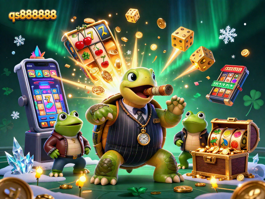 Experience excitement at qs888888 with a vibrant slot machine and dynamic casino atmosphere.