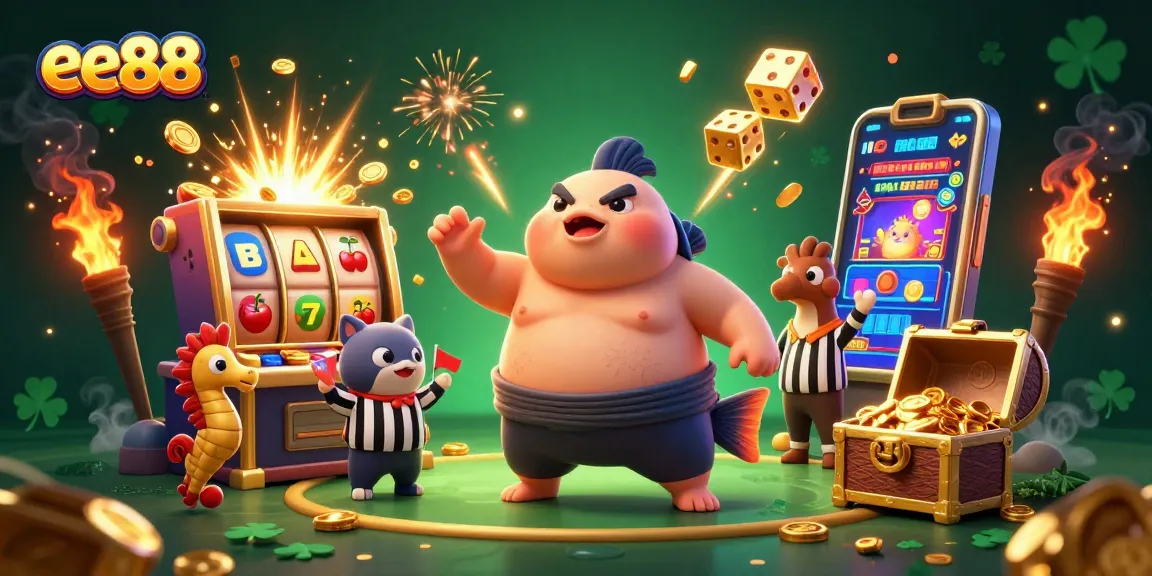 Experience ee88's thrilling jackpot explosion with our unique underwater casino scene.