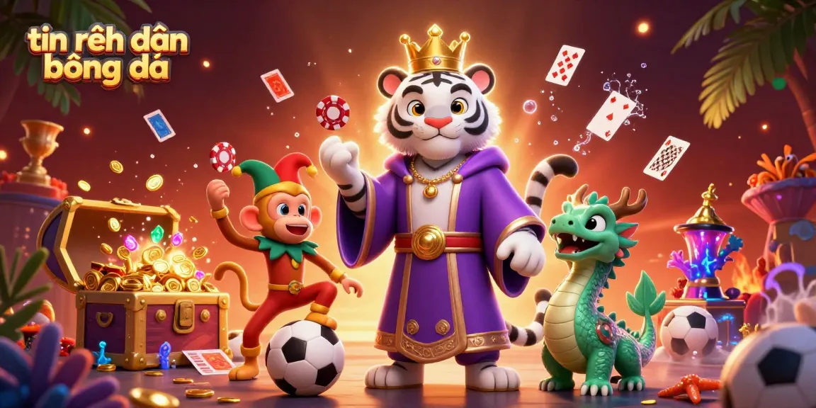 Engaging scene depicting "tin nhận định bóng đá" with sports betting elements and dynamic characters celebrating in a vibrant setting.