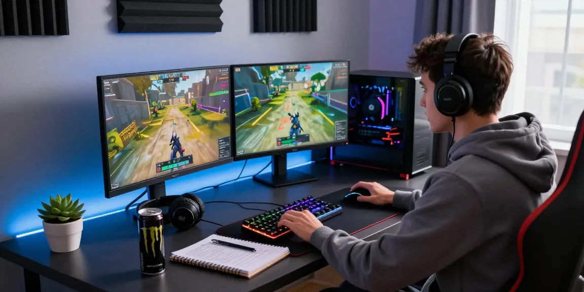 RGB mechanical keyboard highlighting hall effect switches in a modern gaming setup.