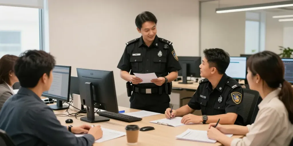 Security personnel providing trusted local services in London.