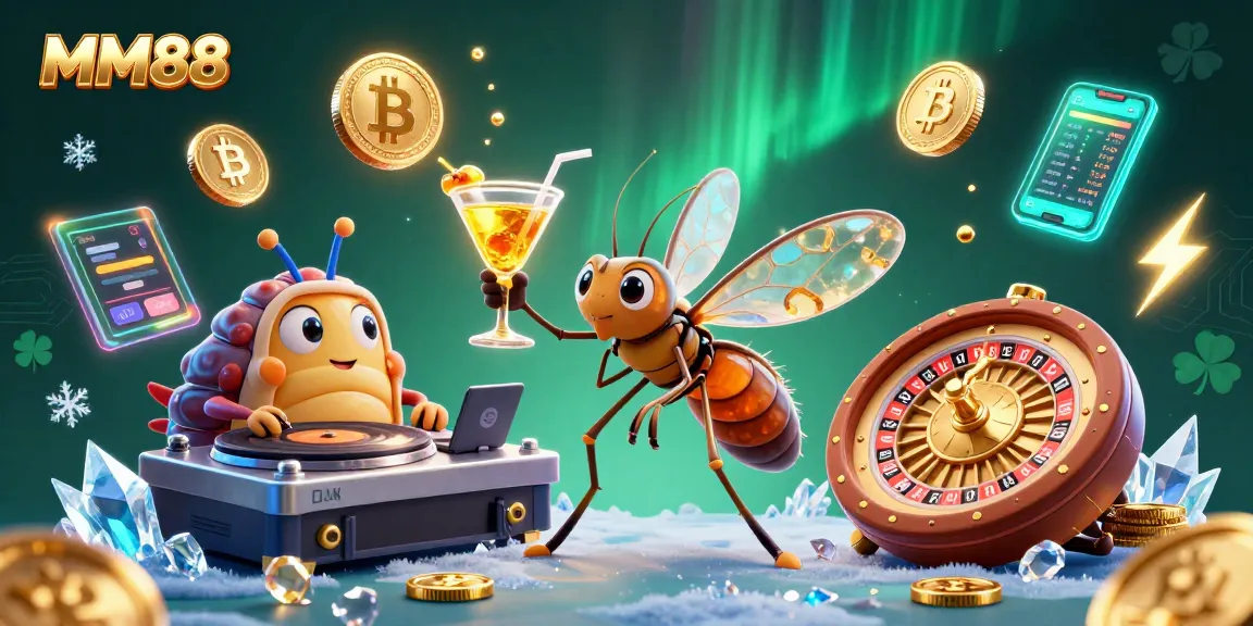 Experience thrilling gameplay at MM88 with a vibrant 3D casino scene full of excitement.