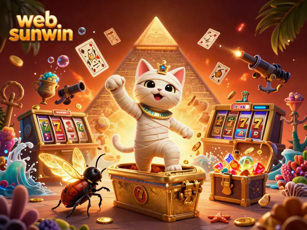 Engage with exciting slots at web sunwin as the Egypt-inspired characters bust open the casino scene.