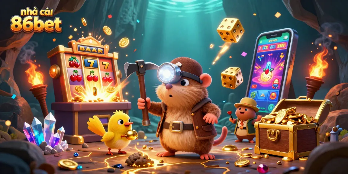Experience the thrill at nhà cái 86bet with a treasure-seeking adventure in a vibrant casino atmosphere.