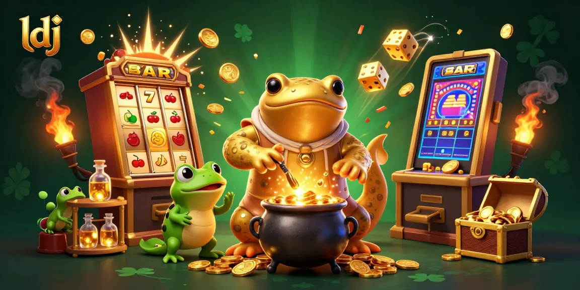 Experience the excitement of ldj with a dynamic scene of a golden salamander alchemist and jackpot elements bursting with entertainment.