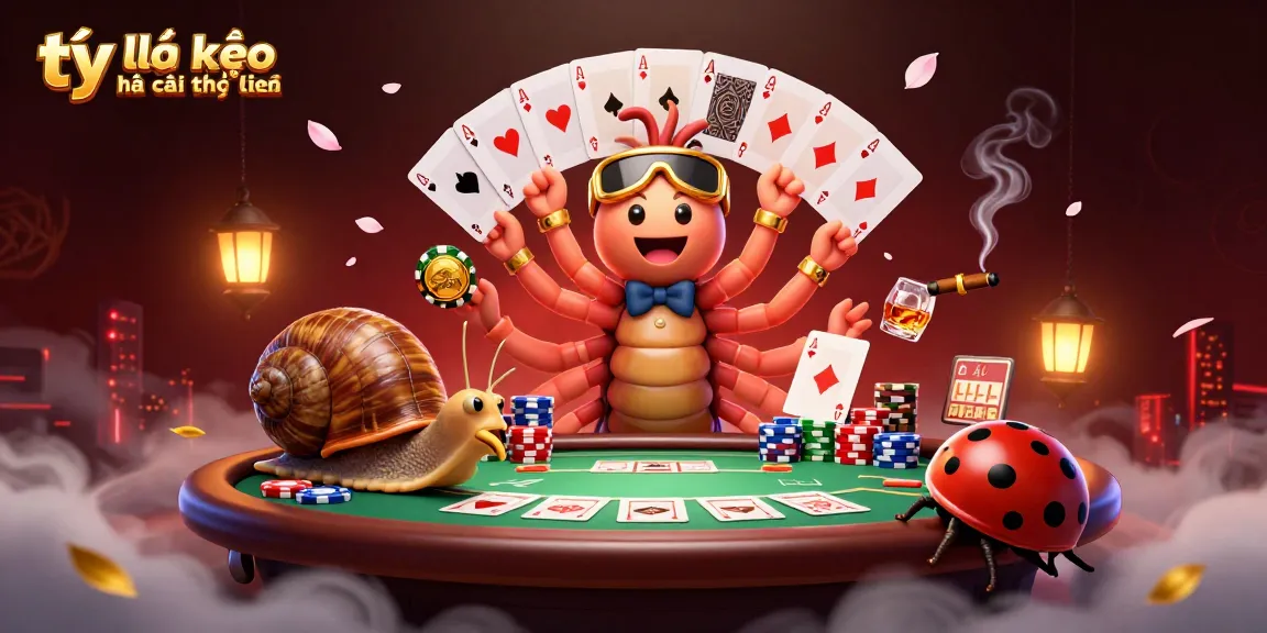 Engaging scene showcasing tỷ lệ kèo nhà cái trực tuyến with vibrant characters and dynamic poker elements.