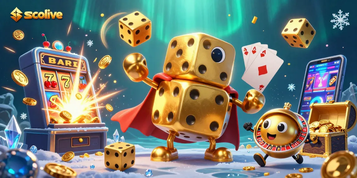 Socolive offers engaging live betting experiences with vivid illustrations of golden dice and jackpot elements.