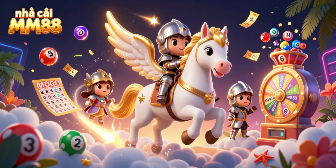 Experience exciting games at nhà cái MM88 with vibrant lottery elements and dynamic visual effects.